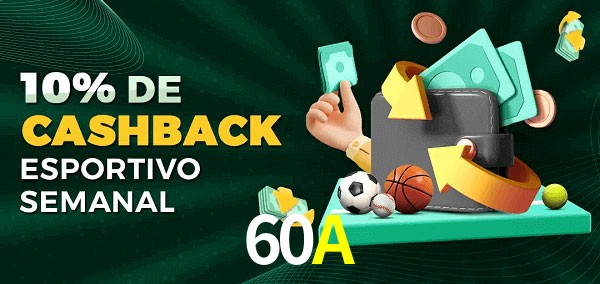 10% de bônus de cashback na 60A